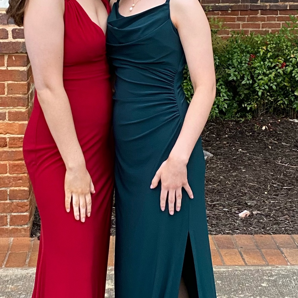 Green formal dress